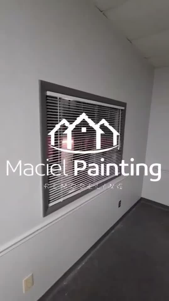 Refinished built-in cabinet by Maciel Painting near Acworth, GA